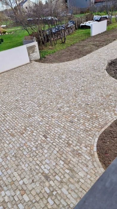 Kostka granitowa żółta