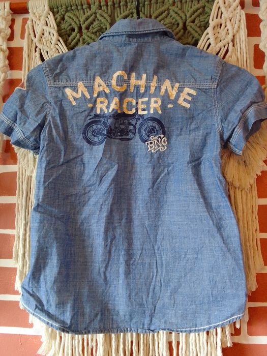 Koszula dżinsowa 122/128 chłopiec