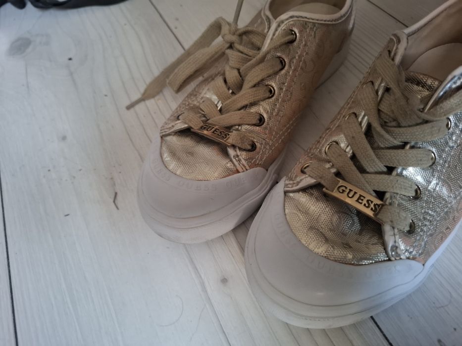 Buty guess damskie trampki złote 37 na lato