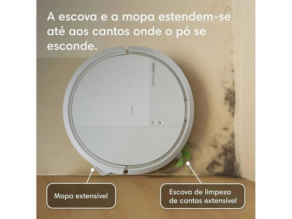 ARTIGO NOVO — Aspirador Robô iRobot Roomba 115 Combo (Autonomia: 270 min - Branco)