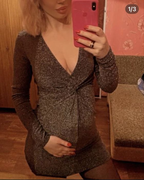 Платье с рюлексом