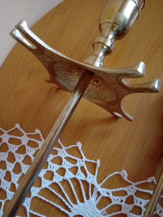 Zestaw kominkowy z mosiądzu