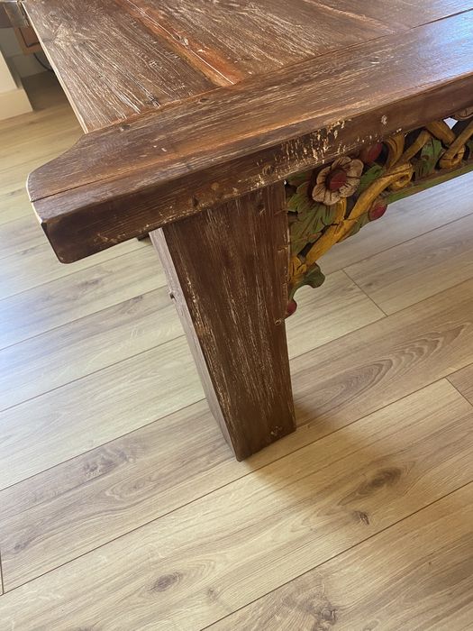 Vendo mesa Bali de madeira maciça nova