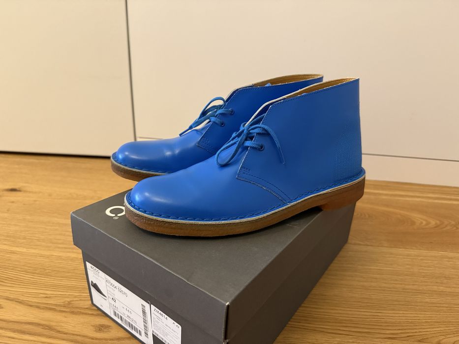 Черевики Clarks Desert Boot Blue Cobalt