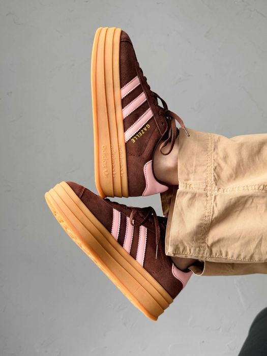 Жіночі Кросівки Adidas Gazelle Bold Brown 36-41 (Оплата при отриманні)