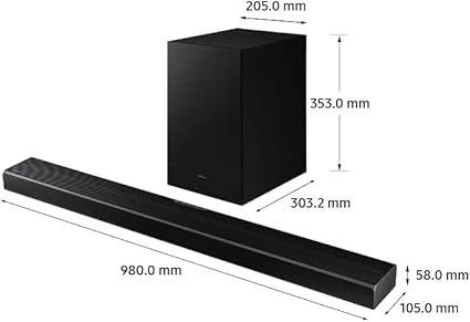 Samsung HW-Q600A 3.1.2 360W soundbar/barra de som