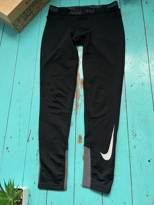 Термо леггинсы Nike Pro, размер М, компресионные термо лосины Nike Pro