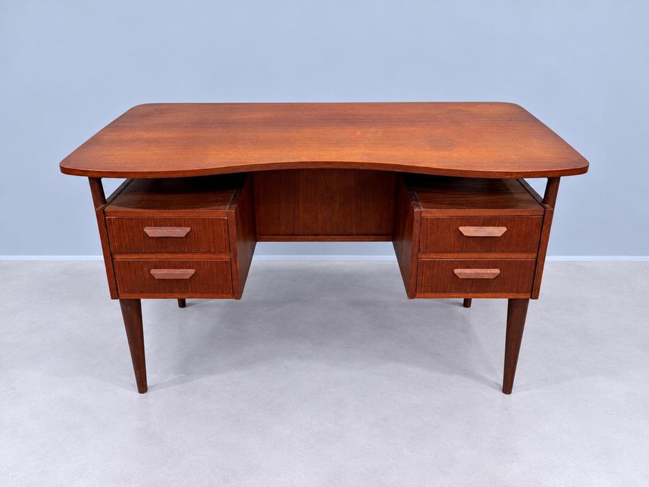 Piękne tekowe biurko / Gunnar Nielsen Tibergaard / vintage / Mid Century Modern / dowóz wysyłka