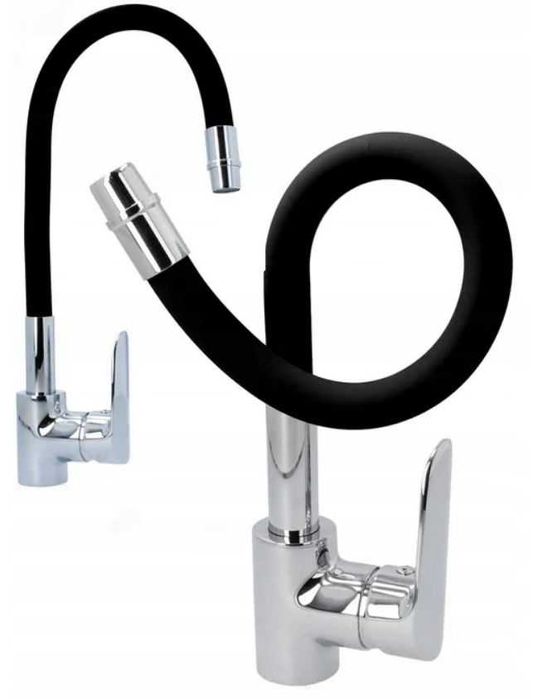 Bateria kuchenna jednouchwytowa stojąca z giętką wylewką FA128S