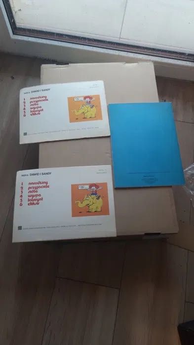 3 szt komiksy Dawidi Sandy„Przyjaciele”Sidła”,,Nowa wyspa skarbów”1988