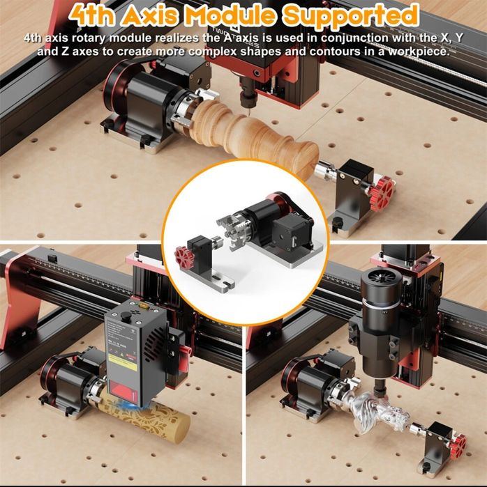 Fresadora alta Precisão e Potente CNC TwoTrees TTC450 Pro *SELADO*