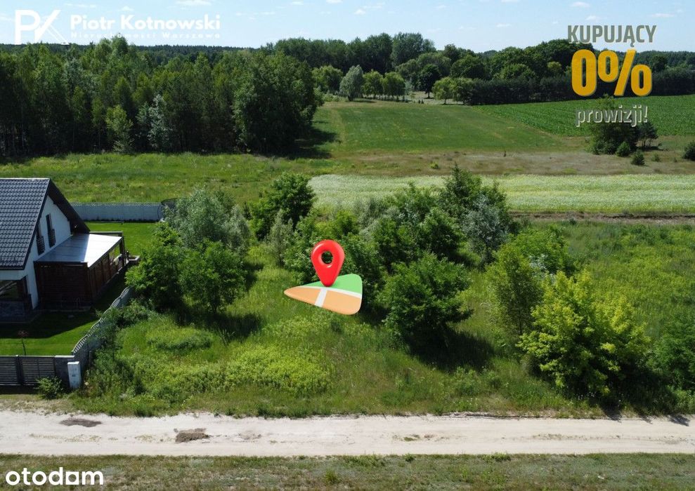Budowalna | 1018m2 |  Prąd  | wymiary 28 m x 36 m