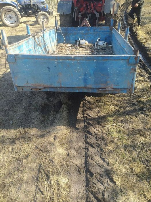 Прицеп до міні трактора