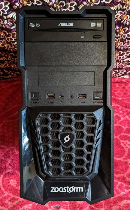 Оригинальный корпус для ПК ZooStorm Tempest (red) без боковых крышек