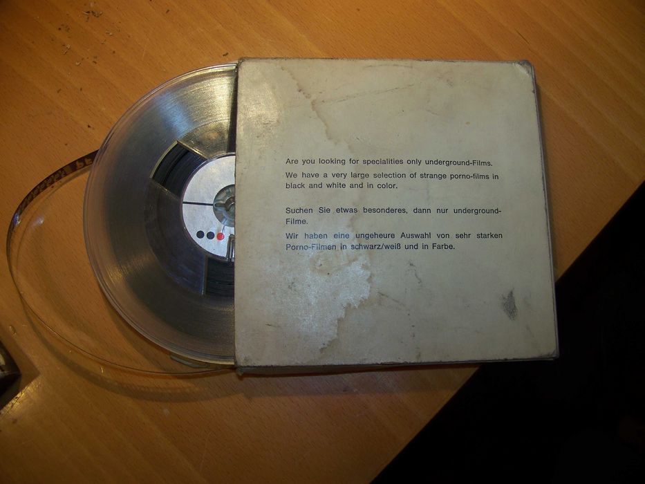 fita com filme a preto e branco - underground films, 60 m - 8 mm