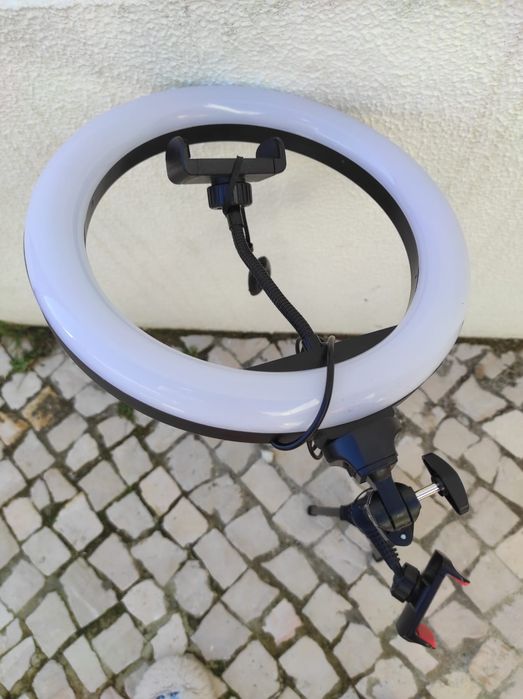 Anel de LED de 10 polegadas com tripé ajustável