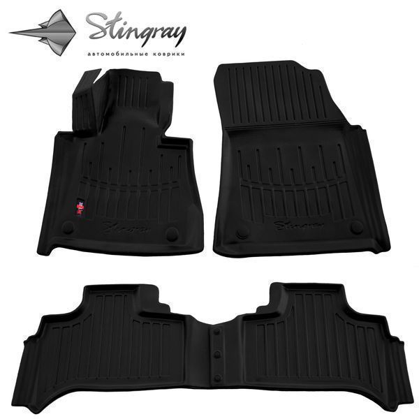 Гумові 3D коврики в салон БМВ BMW 3 (E90/E91) /5 (E39)