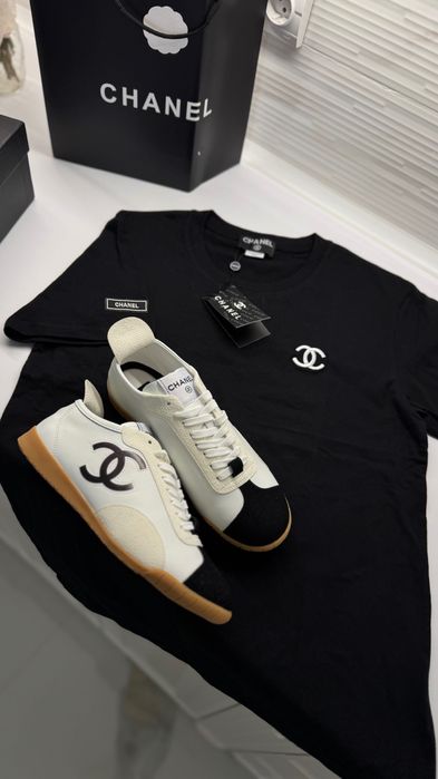 Кросівки Chanel Люкс якість, Натуральна шкіра на 24 см