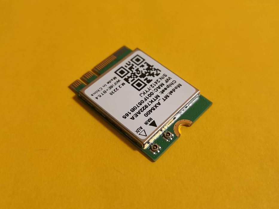 MediaTek MT7922 [WiFi 6E + BT 5.4] AX5400 модуль, адаптер для ноутбука