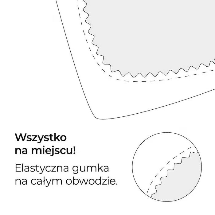 Prześcieradło Z Gumką Sateen 160x200 cm home&you czarne