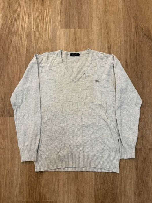 Burberry Black Label Japan V-neck Cotton size 2 M sweter bawełniany