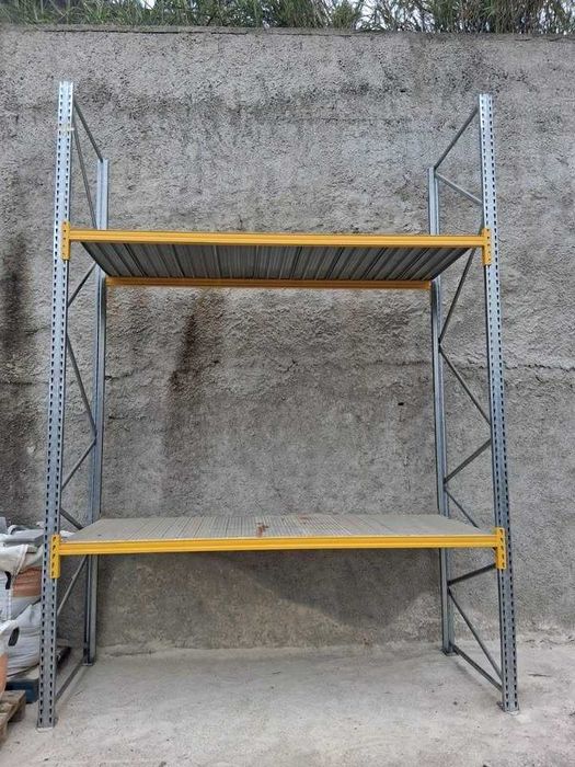 Racks Industriais 4m c/ Prateleiras ZIncadas – Como Novas