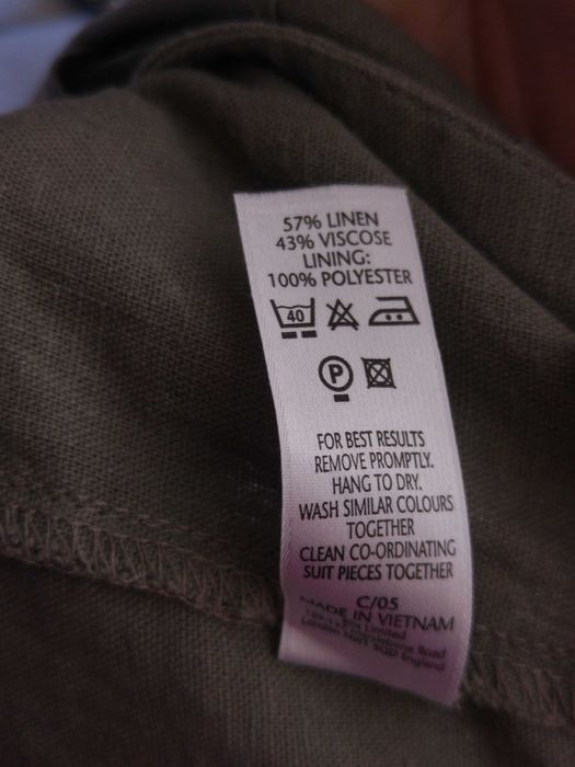 Spodenki lniane damskie