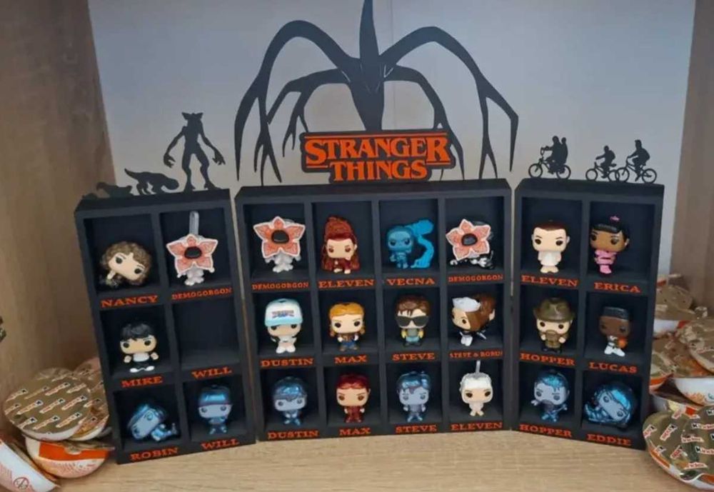 Підставка поличка стелаж для kinder joy stranger things дивні дива 24ш