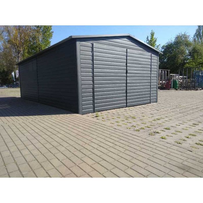 Garaż blaszany blaszak dwustanowiskowy 6x6 kolory PRODUCENT (116)