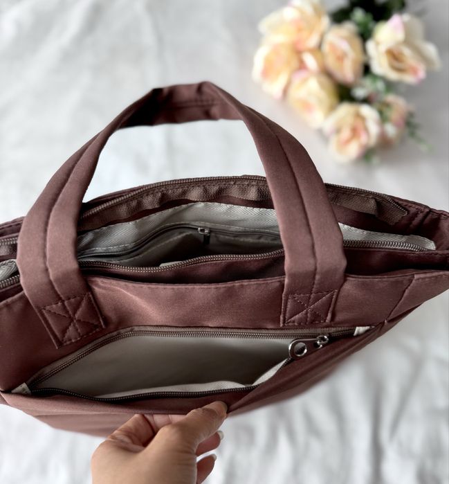 torebka damska elegancka Brown aesthetic bag travel tote