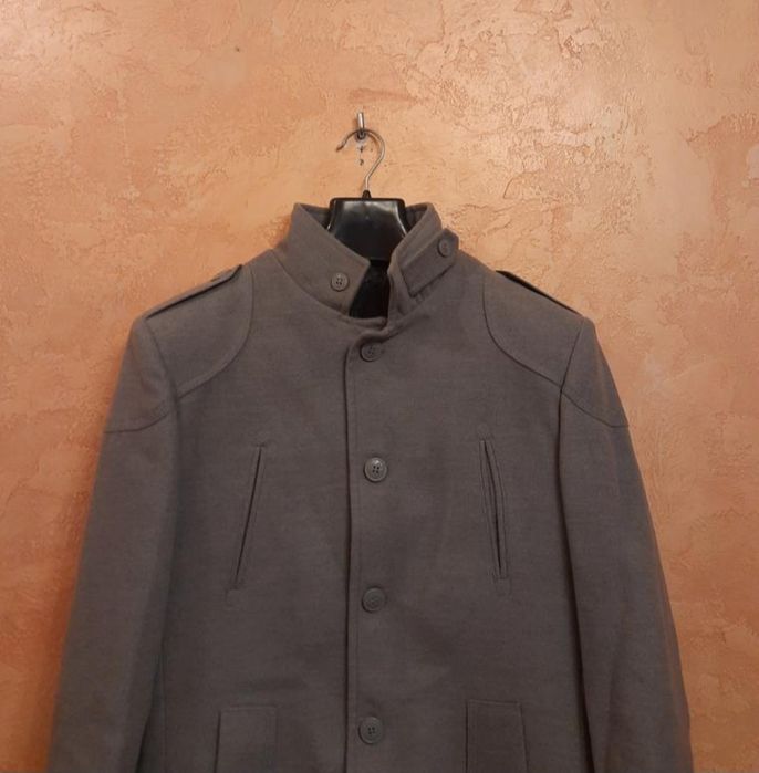 Пальто Plus Scorpion зимнее мужское серое