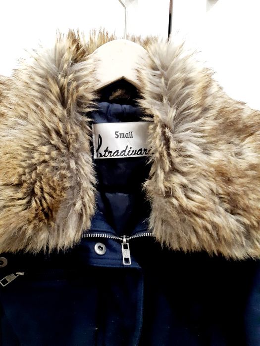 Casaco de fazenda azul