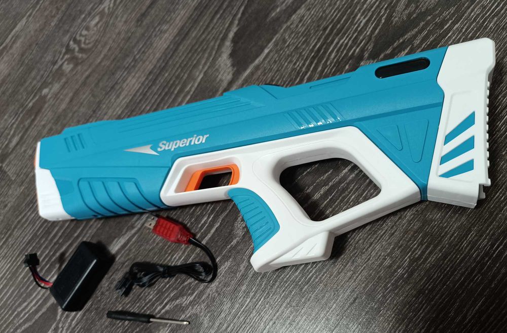 Водяний пістолет на акумуляторі water gun бластер superior