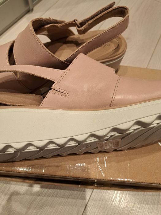 Clarks damskie sandaĺki, nowe,40 26cm