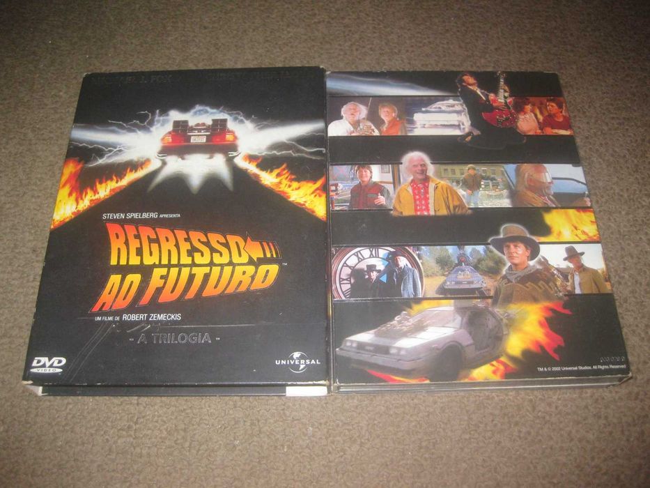 Colecção Completa em DVD "Regresso ao Futuro" Edição Especial Digipack