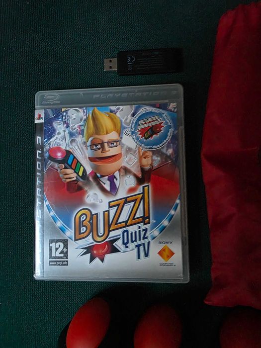 Buzzery Brzęczki Buzz Komplet Playstation 3 PS3