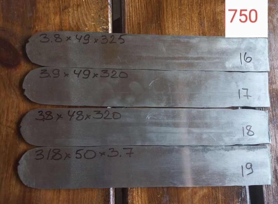 Заготовки для ножа  95Х18 калені ,шліфовані