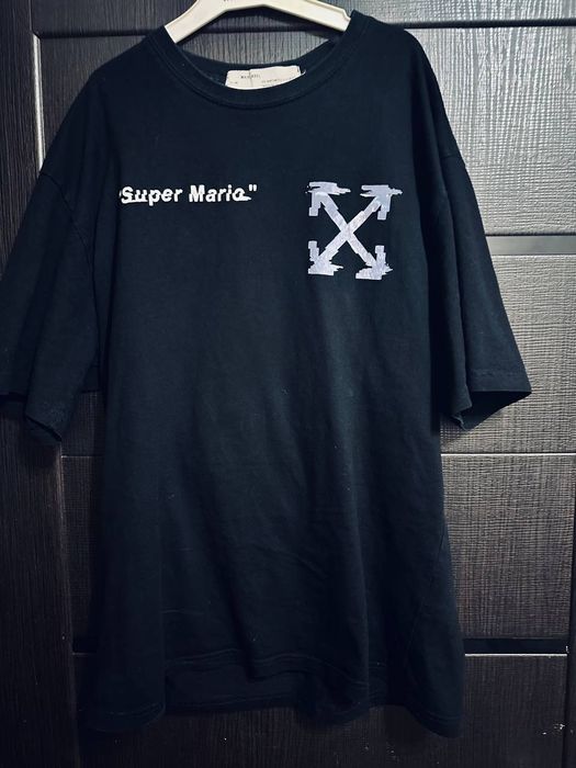 Off white x super mario legit shirt