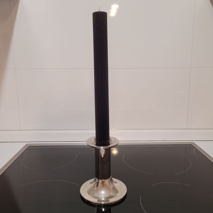 Świecznik platerowany srebrem Design Hejla Skandynawia