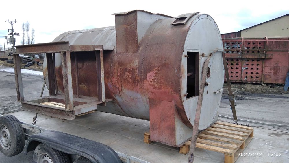 Piec wymiennik ciepła olej opałowy, gaz, moc 450 KW