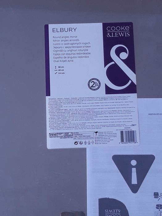 LUSTRO do łazienki prostokątne