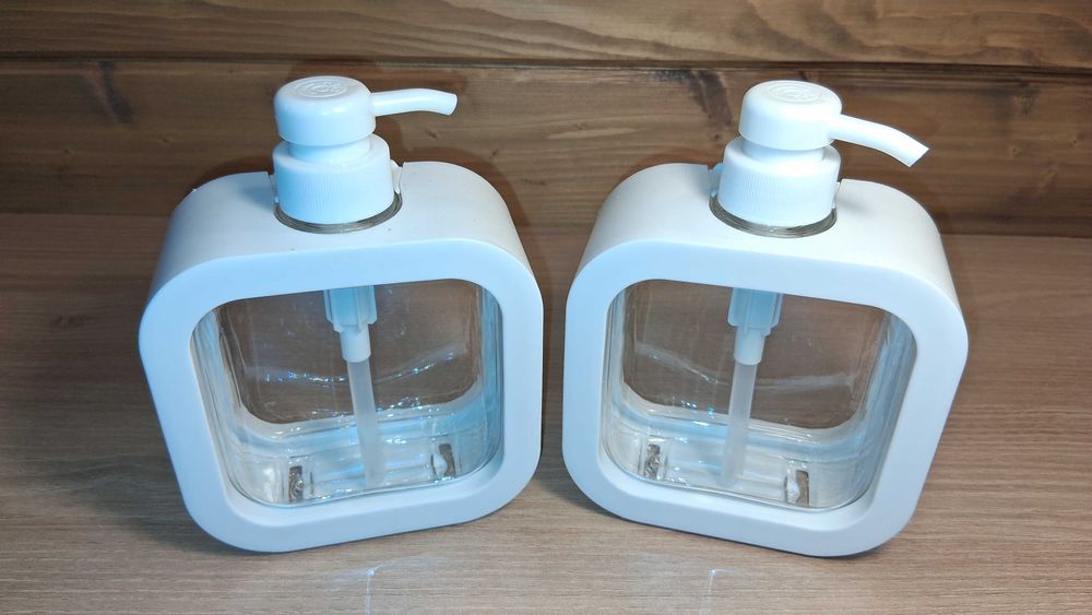Zestaw 2 Nowoczesnych Dozowników Na Mydło W Płynie