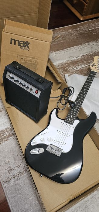 Kit guitarra eletrica Max Music