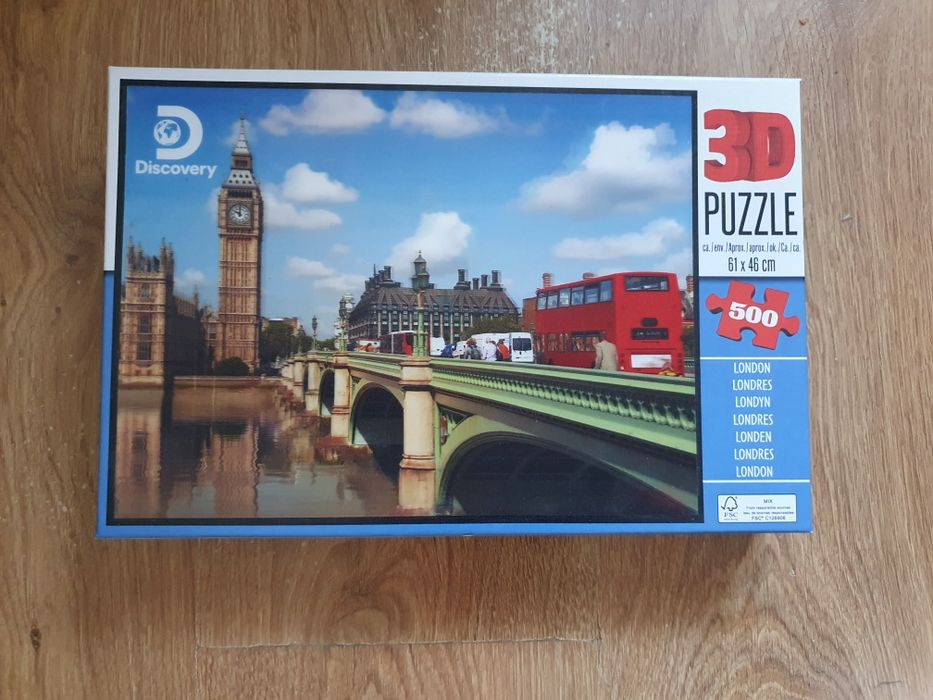 Puzzle 3D, 500 kawałków