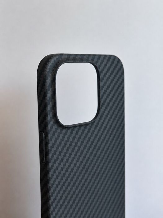 Карбоновий Чохол на iPhone 14 Pro —, якісний, чорний