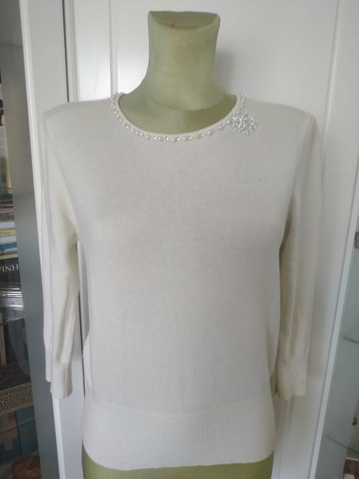 Sweter damski z angorą i kaszmirem! Marks & Spencer r.L/XL