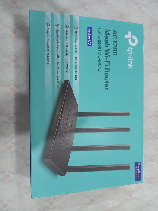 Router TP-Link Archer C6 AC1200 Dual Band Wi-Fi 5 – Garantia