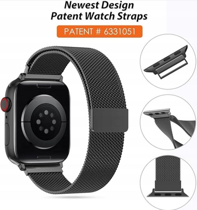Pasek DO APPLE WATCH 10,9,8,7,6,5, 4,3,2,SE42/44/45/49 MM BRANSOLETA S