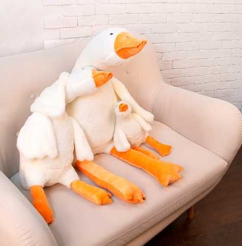 М'яка плюшева іграшка КІТ-БАТОН Гусак обіймусь Обнимусь Кот Игрушка