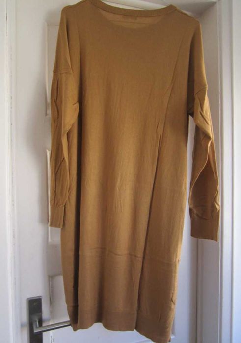 Vestido Castanho Claro United Colors Of Benetton manga comprida L/XL G